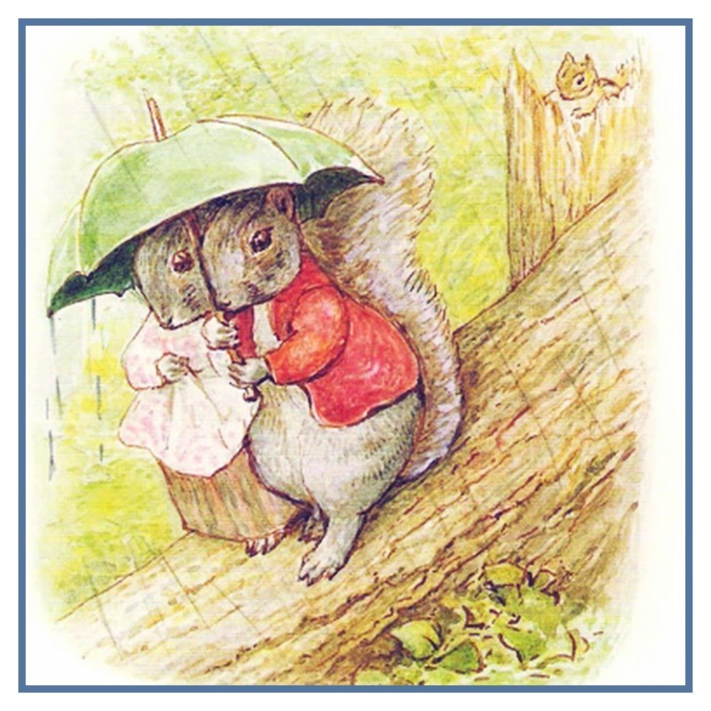 Mr and Mrs Squirrel Nutkin inspired by Beatrix Potter Counted Cross St |  Orenco Originals LLC
