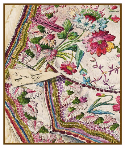 Tailor Gloucester Waistcoat #2 inspired by Beatrix Potter Counted Cross Stitch Pattern