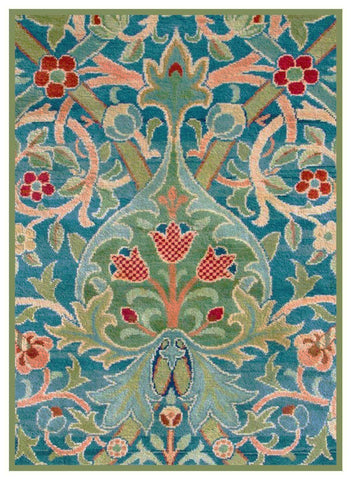 William Morris Hammersmith Design detail Counted Cross Stitch Pattern DIGITAL DOWNLOAD