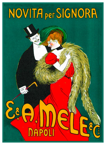 Novita Signora Advertisement Art Leonetto Cappiello Counted Cross Stitch Pattern DIGITAL DOWNLOAD