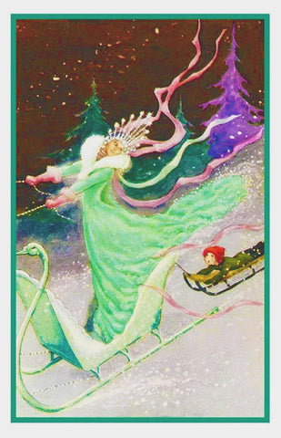 The Snow Queen by Rudolf Koivu Counted Cross Stitch Pattern