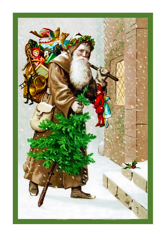 Father Christmas Santa Claus 81 Holiday Counted Cross Stitch Pattern