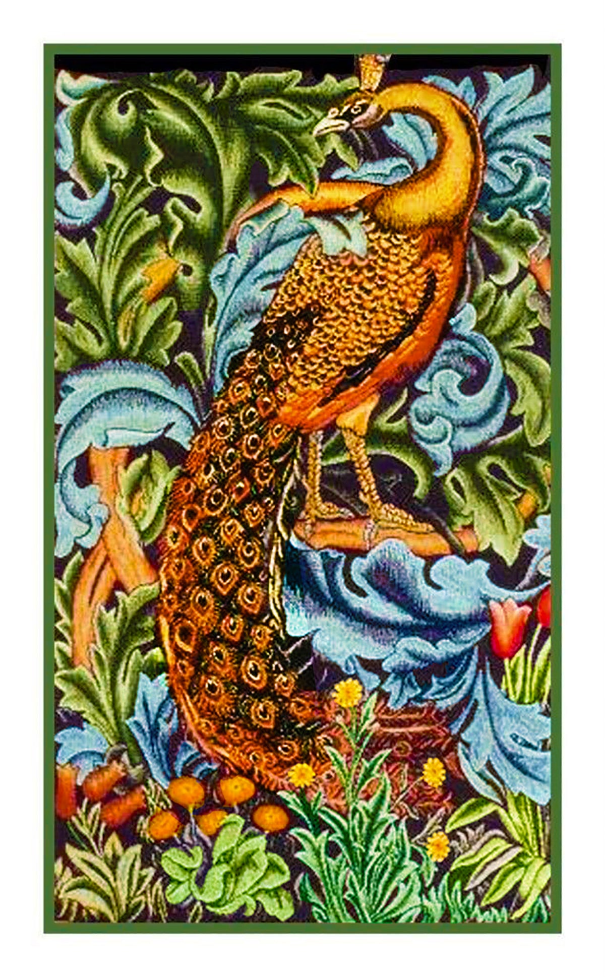 Woodland Peacock by Arts and Crafts Movement Founder William