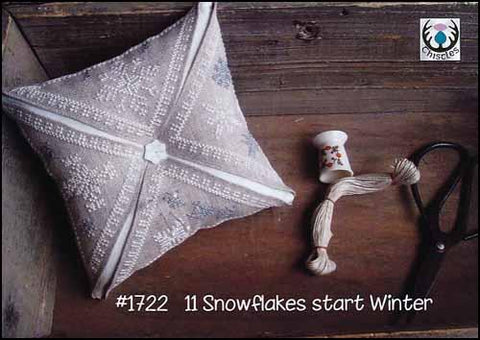 11 Snowflakes Start Winter by Thistles Counted Cross Stitch Pattern