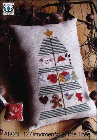 12 Ornaments In The Tree by Thistles Counted Cross Stitch Pattern