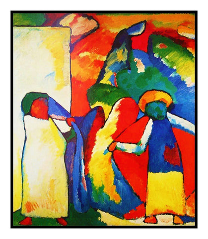 Improvisation # 6 by Artist Wassily Kandinsky Counted Cross Stitch Pattern