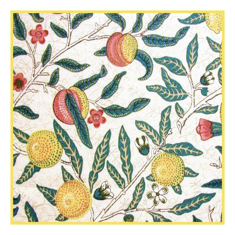 William Morris Fruit Minor Design Counted Cross Stitch Pattern