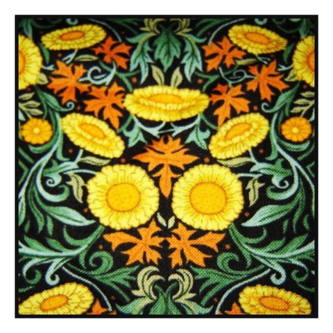William Morris Sunflowers Design Counted Cross Stitch Pattern