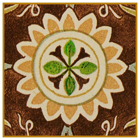 William Morris Little Flower Detail # 1 Design Counted Cross Stitch Pattern
