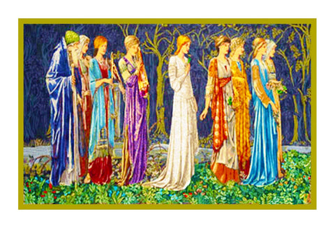 The Ceremony by William Morris Counted Cross Stitch Pattern DIGITAL DOWNLOAD