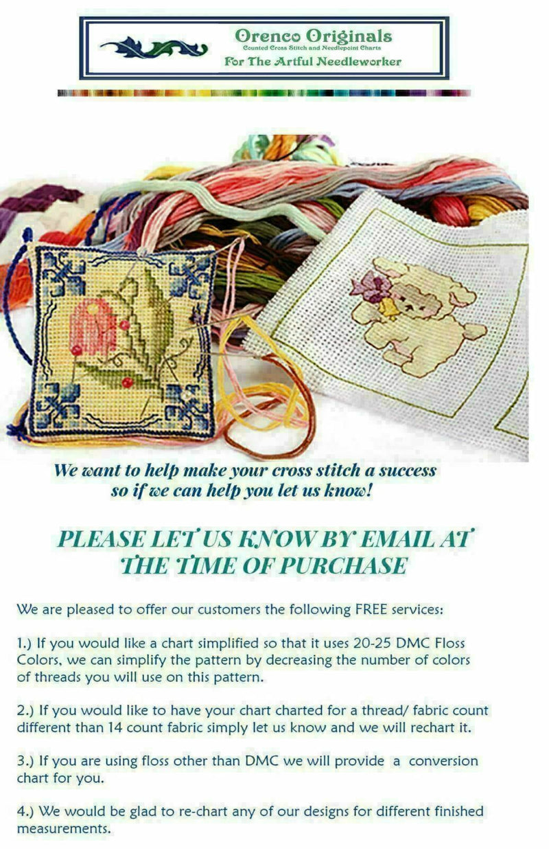 [product_title] - Orenco Originals LLC Counted Cross Stitch