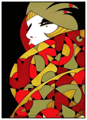 Art Deco Woman Vogue Ernesto Garcia Cabral  Counted Cross Stitch Pattern