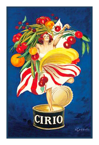 Cirio Advertisement Art by Leonetto Cappiello Counted Cross Stitch Pattern DIGITAL DOWNLOAD