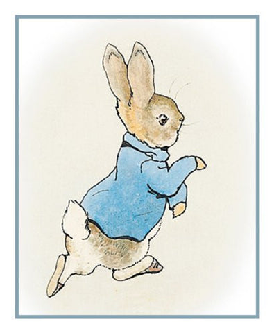 Peter Bunny Rabbit inspired by Beatrix Potter Counted Cross Stitch Pattern