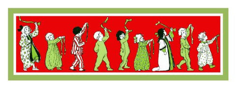 Children From The Night Before Christmas By Jessie Willcox Smith Counted Cross Stitch Pattern