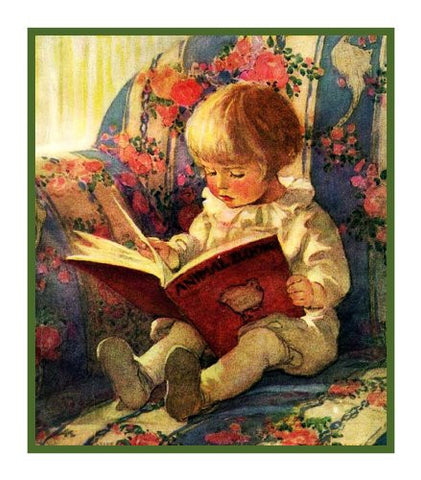 Waiting For Story Time By Jessie Willcox Smith Counted Cross Stitch Pattern
