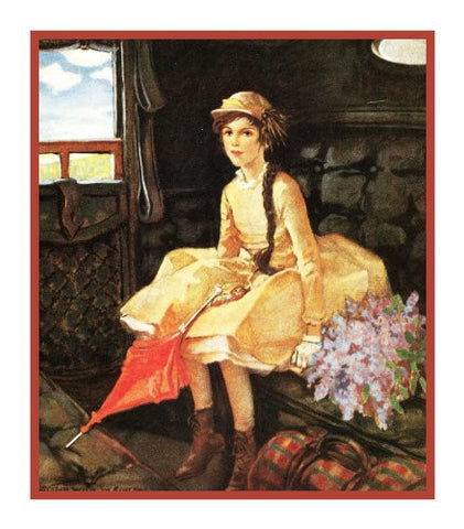 Rebecca of Sunnybrook Farm By Jessie Willcox Smith Counted Cross Stitch Pattern