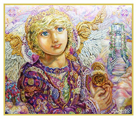 Guardian Angel Gabriel inspired by Yumi Sugai Counted Cross Stitch Pattern