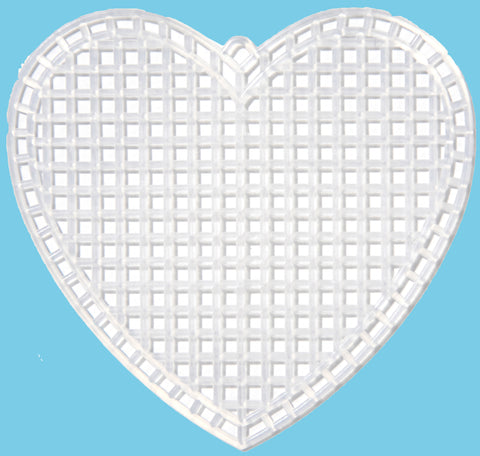 Heart Shaped - Plastic Canvas Shape 7 Count 3