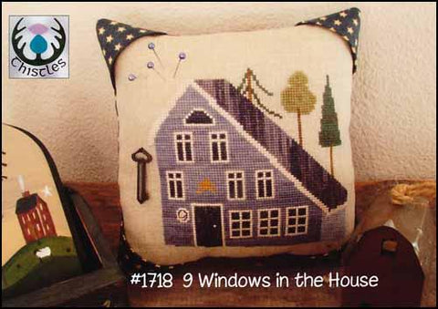 9 Windows In The House by Thistles Counted Cross Stitch Pattern