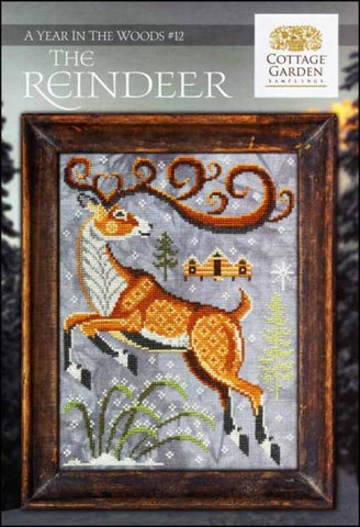 A Year In The Woods 12: The Reindeer by Cottage Garden Samplings Counted Cross Stitch Pattern