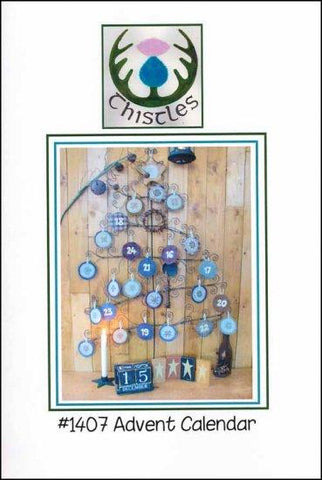 Advent Calendar by Thistles Counted Cross Stitch Pattern