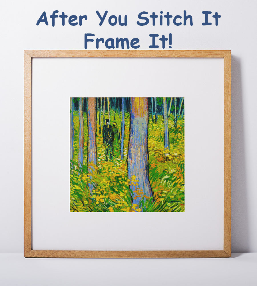 thumbnail image 2 of Self Portrait Bandaged Ear Impressionist Van Gogh Counted Cross Stitch Pattern 2 of 9