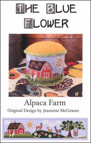 Alpaca Farm by The Blue Flower Counted Cross Stitch Pattern