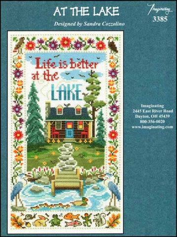 At The Lake By Mary Engelbreit For Imaginating Counted Cross Stitch Pattern