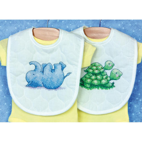 Baby Hugs-Elephant and Turtle Stamped Cross Stitch Kit 9