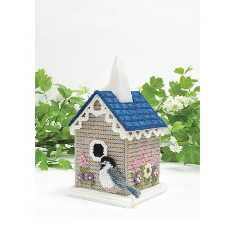 Mary Maxim Plastic Canvas Birdhouse Tissue Box Kit 5