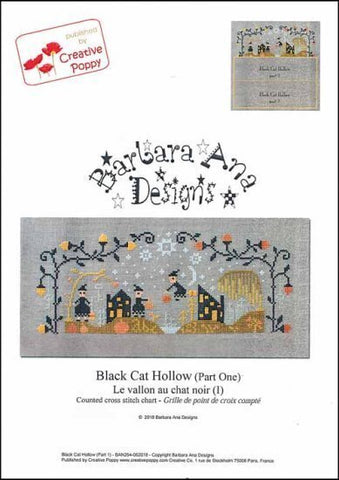 Black Cat Hollow Part One by Barbara Ana Designs Counted Cross Stitch Pattern