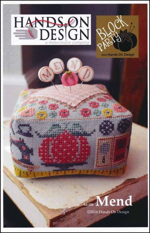 Block Party: Mend by Hands on Design Counted Cross Stitch Pattern