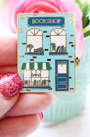 Bookshop Main Street Needle Minder by Flamingo Toes