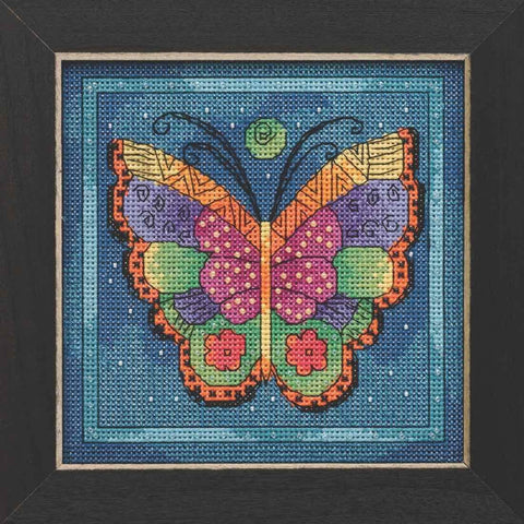 Laurel Burch Butterfly Capri by Mill Hill Counted Cross Stitch Kit