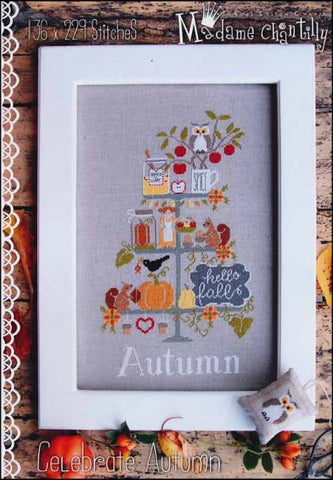 Celebrate Autumn by  Madame Chantilly Counted Cross Stitch Pattern