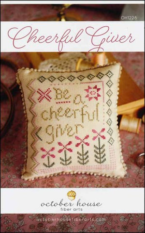 Cheerful Giver by October House Counted Cross Stitch Pattern