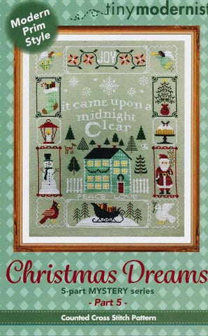 Christmas Dreams Part #5 By The Tiny Modernist Counted Cross Stitch Pattern