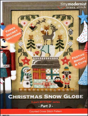 Christmas Snow Globe Part 3 By The Tiny Modernist Counted Cross Stitch Pattern