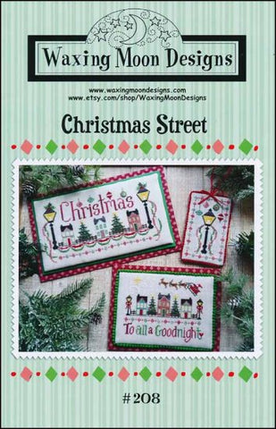 Christmas Street By Waxing Moon Designs Counted Cross Stitch Pattern