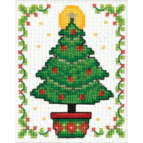 Christmas Tree and Small Frame by Design Works Counted Cross Stitch Kit 2