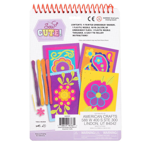 Sew Cute Colorbok Em Kit Kids Art and Craft Activity