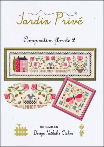 Composition Florale 2 By Jardin Prive Counted Cross Stitch Pattern