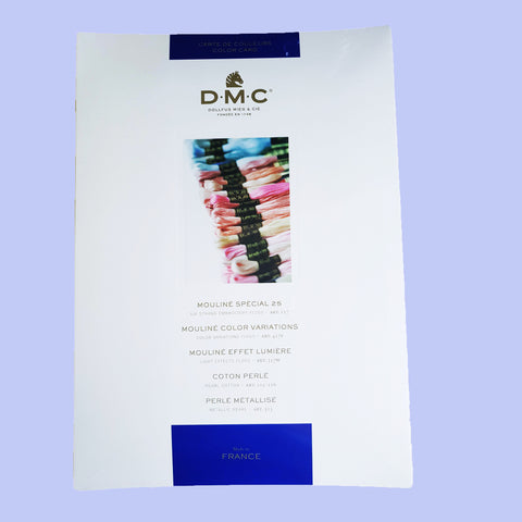 DMC Needlework Floss Threads Color Card-REAL THREAD SAMPLES 482 DMC Colors
