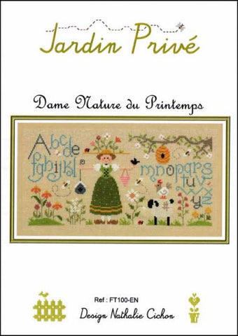 Dame Nature Du Printemps By Jardin Prive Counted Cross Stitch Pattern