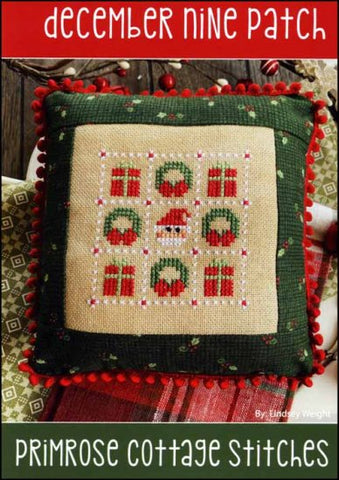 December Nine Patch by Primrose Cottage Stitches Counted Cross Stitch Pattern
