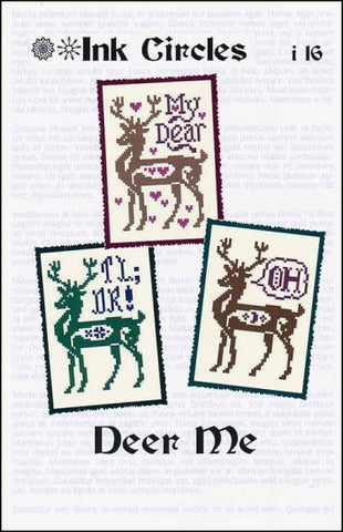 Deer Me by Ink Circles Counted Cross Stitch Pattern
