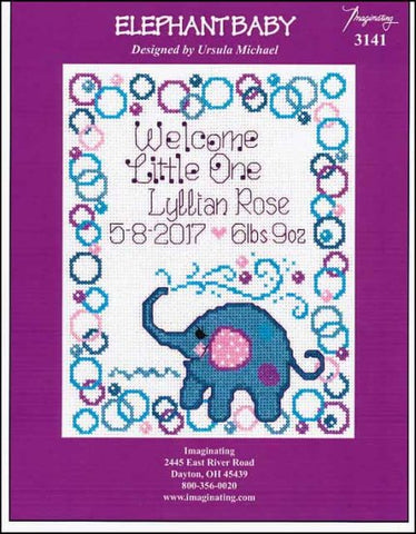 Elephant Baby by Imaginating Counted Cross Stitch Pattern