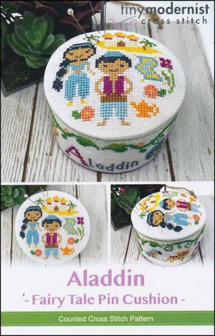 Fairy Tale Pin Cushion: ALADDIN  By The Tiny Modernist Counted Cross Stitch Pattern