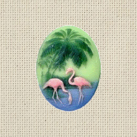 FLAMINGO NEEDLE MINDER By Kelmscott Designs